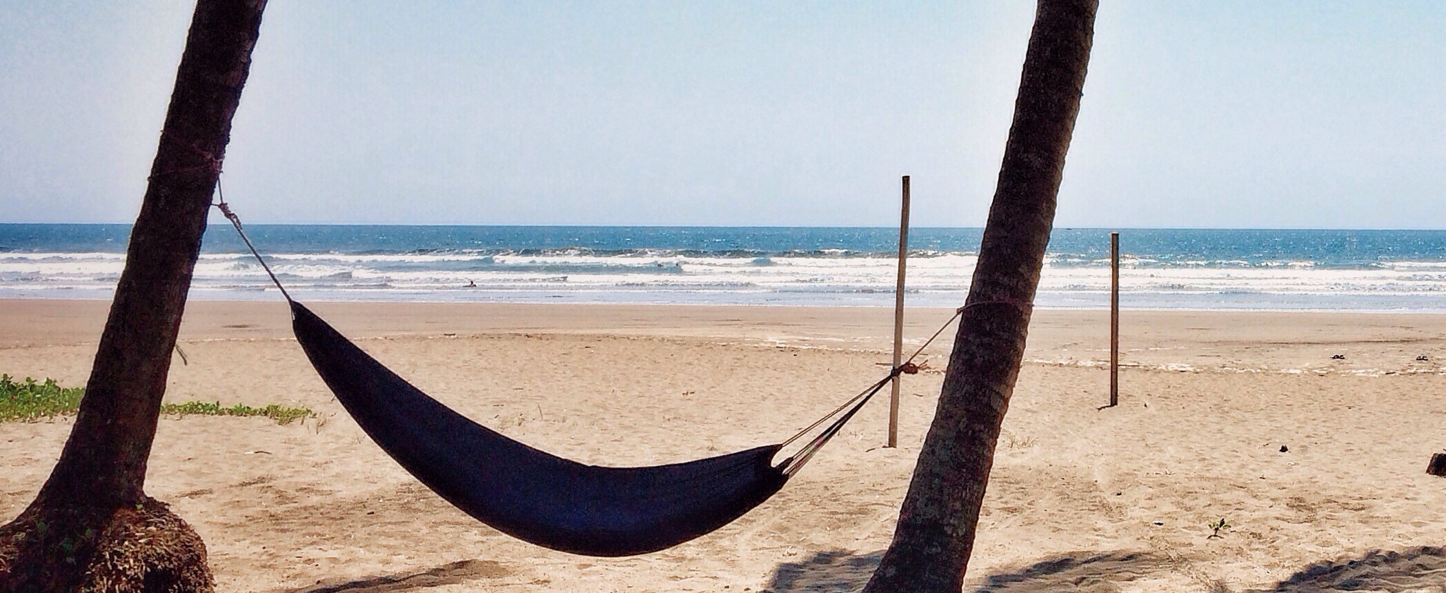 Bilde av en hengekøye på en strand