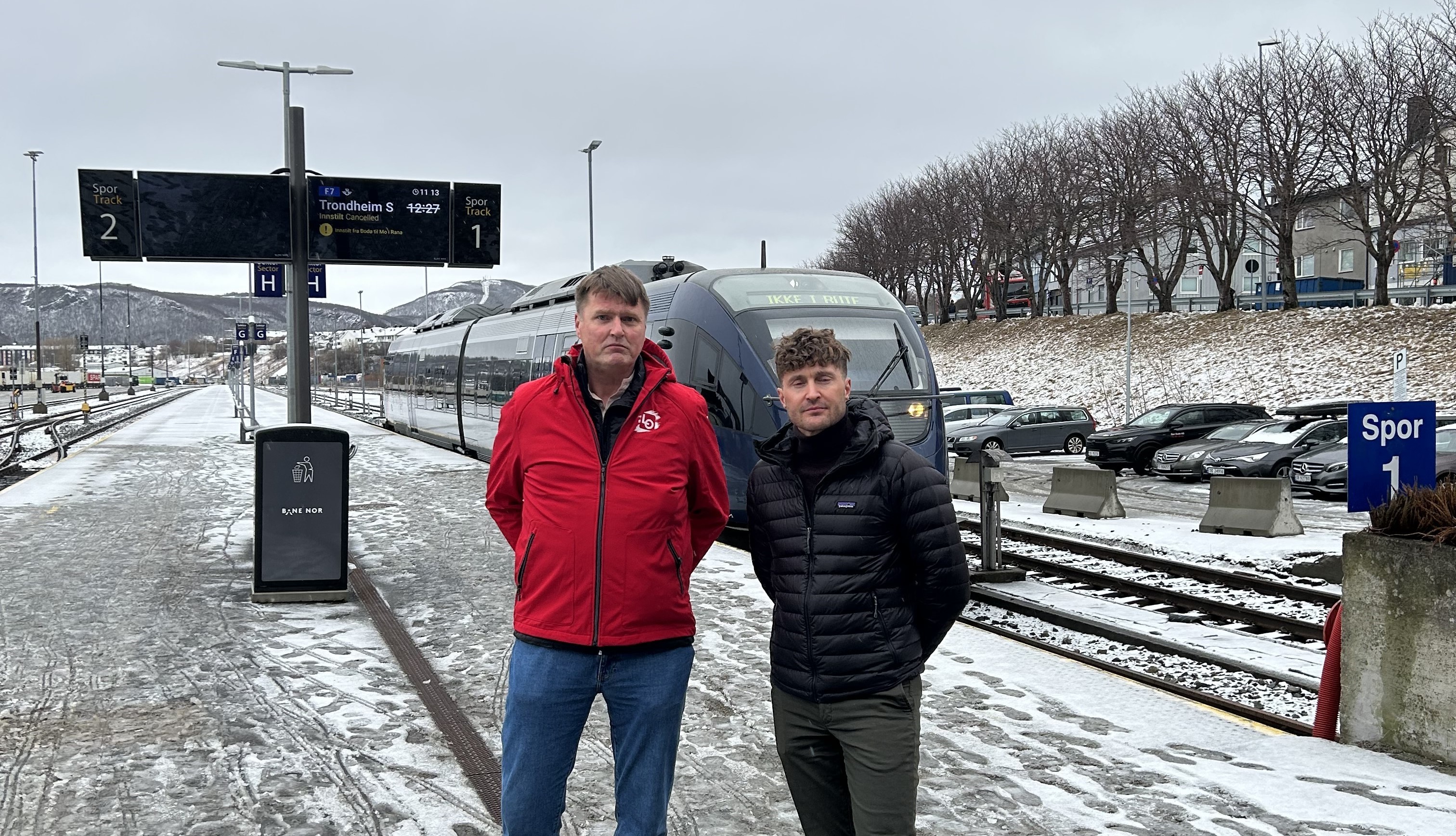 Bilde av regionleder i LO Nordland, Geir Myrflott, og regiondirektør i NHO Nordland, Christian Hansson