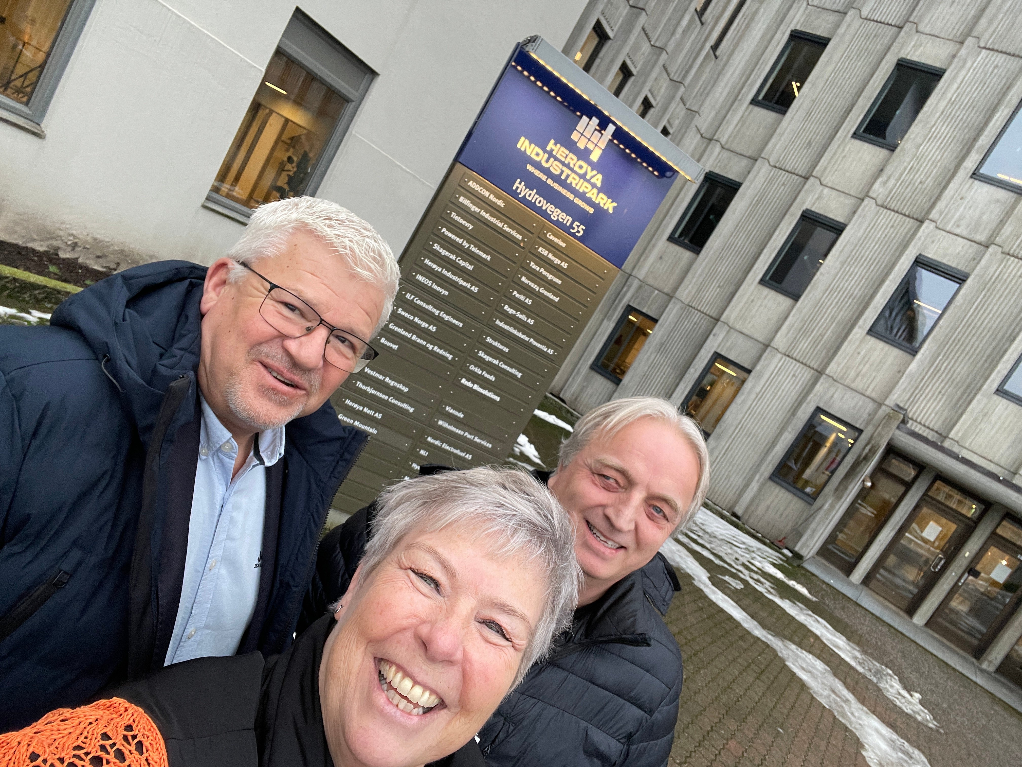 Jone Blikra, Harald Olsen og Irene Bordier Haukedal