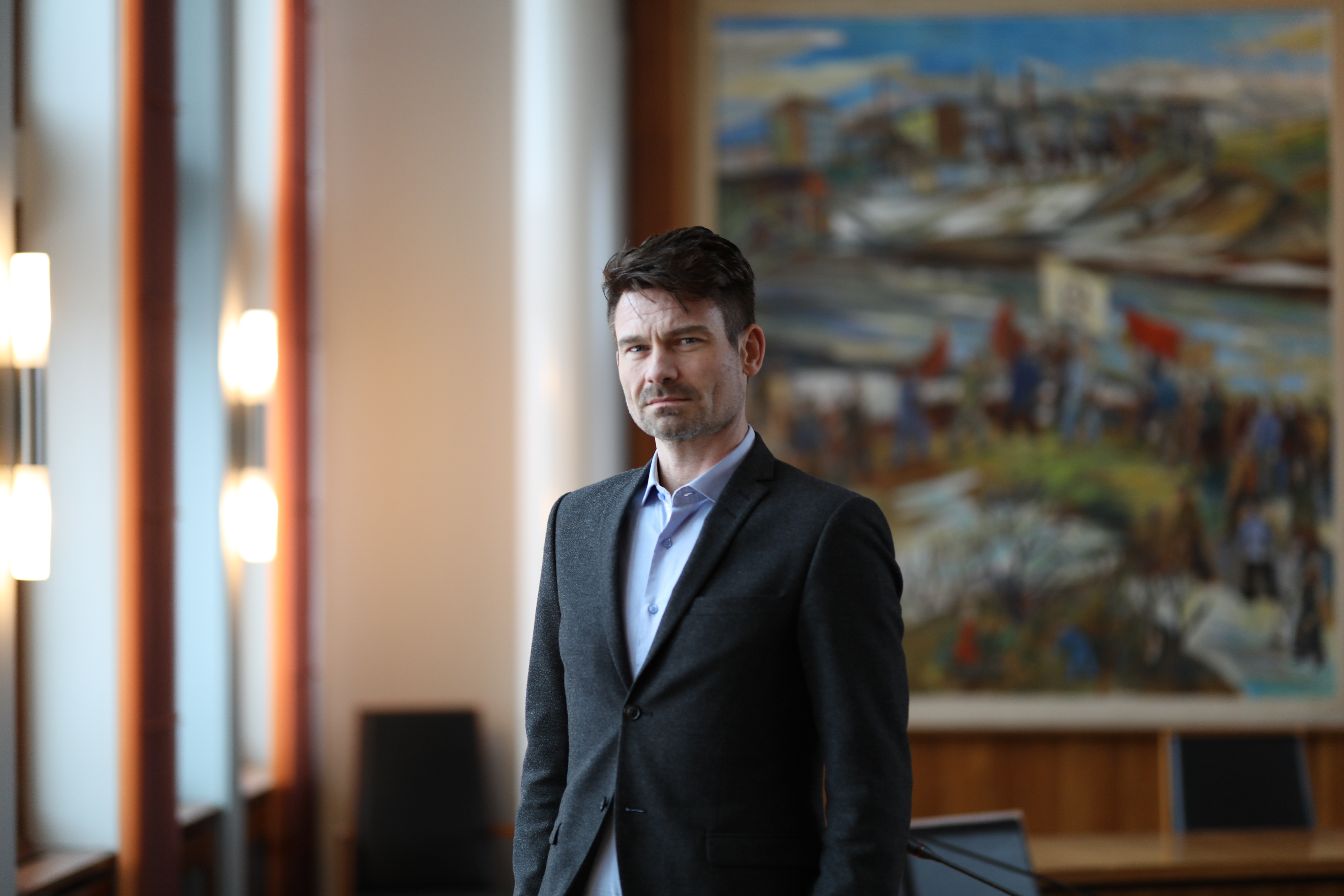 LOs sjeføkonom RogerBjørnstad. Foto.