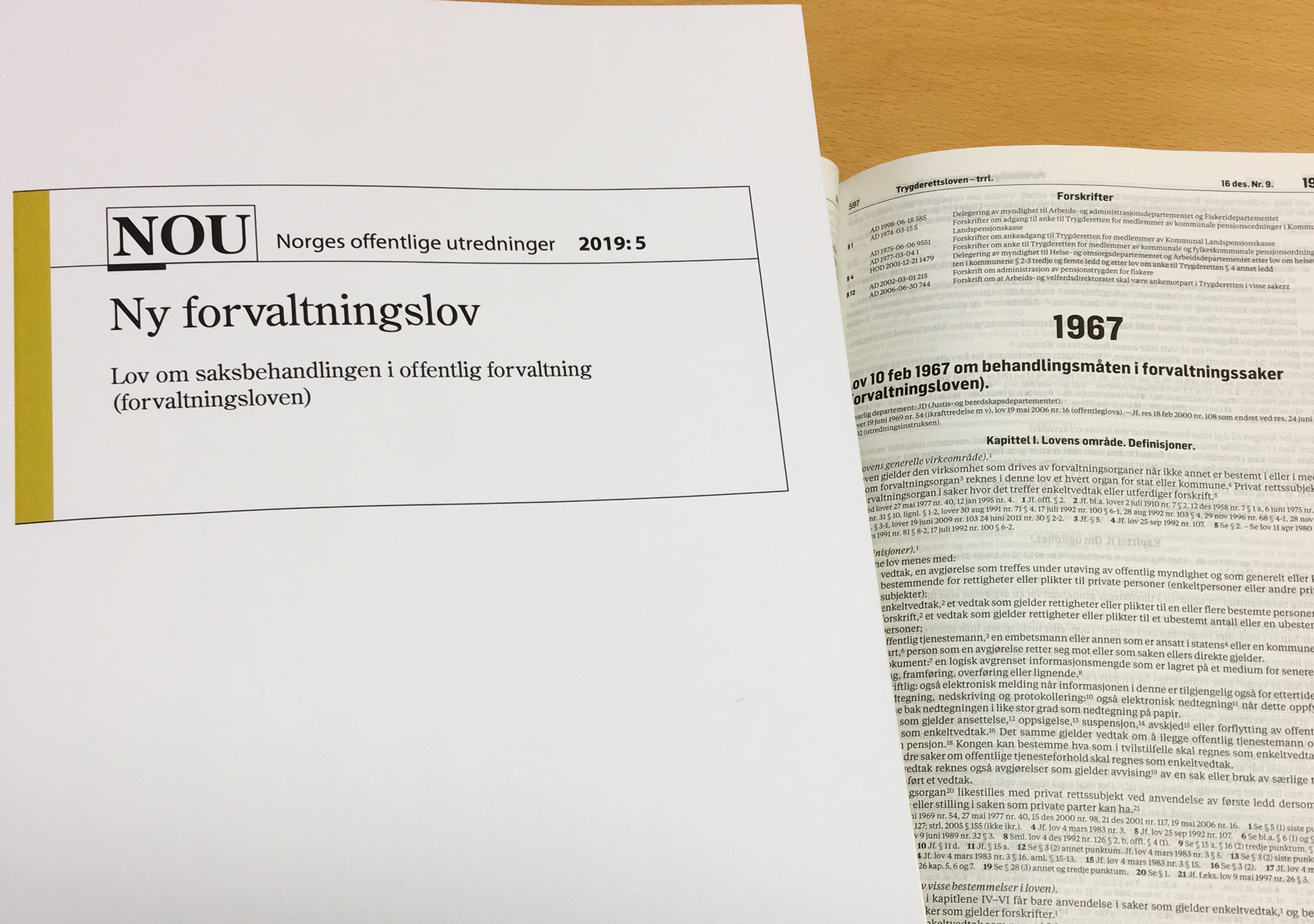 Forside på NOU 2019:5. Grafikk.