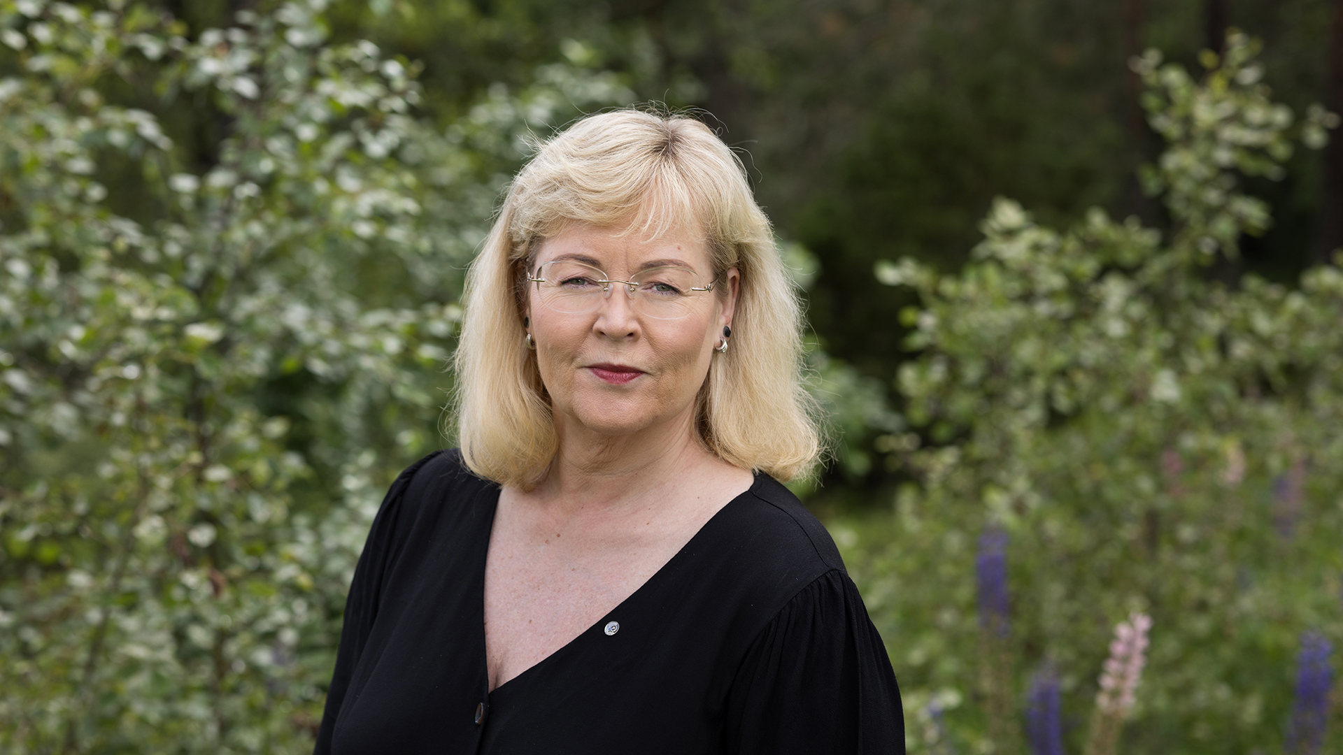 Portrettfoto av LO-sekretær Trude Tinnlund.