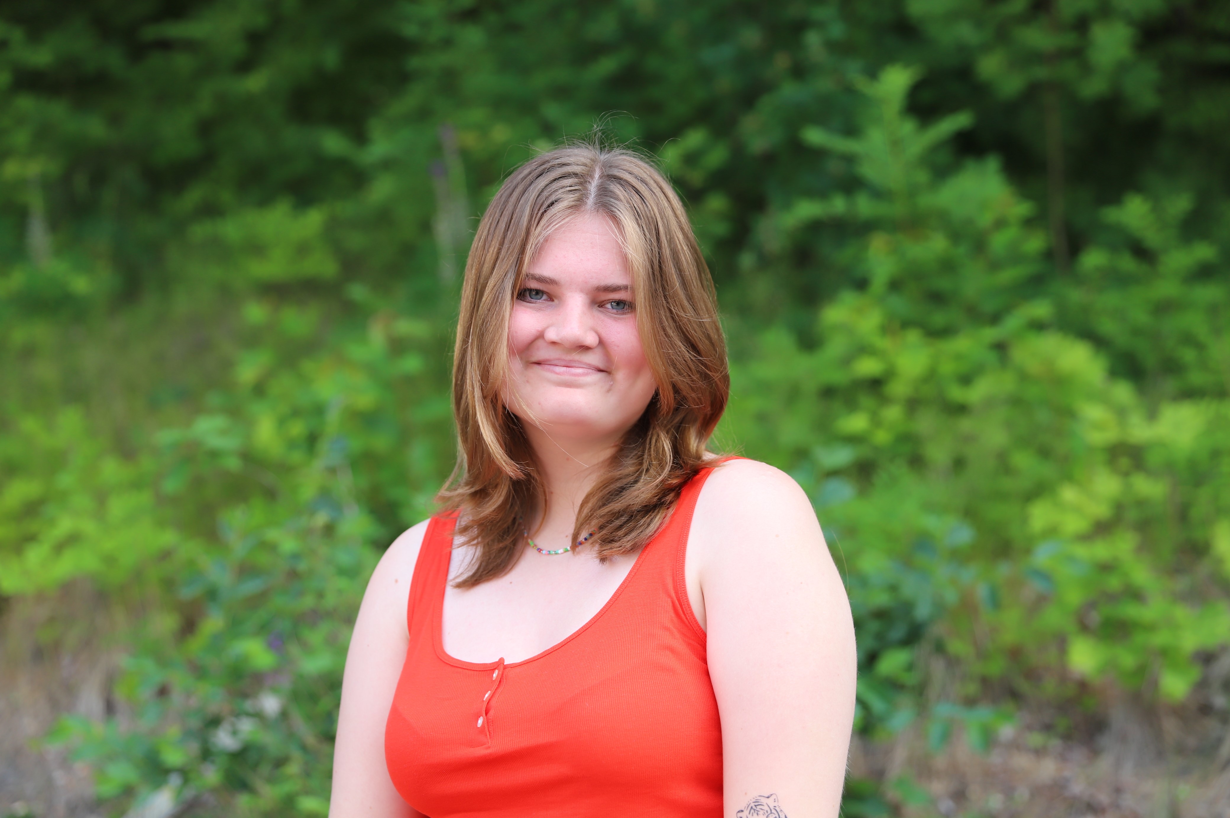 Madeleine Mellum, 18 år. 7. kandidat for Moss Arbeiderparti til årets kommunestyrevalg. Tekst/Foto: Tome Helgesen/Totalmedia