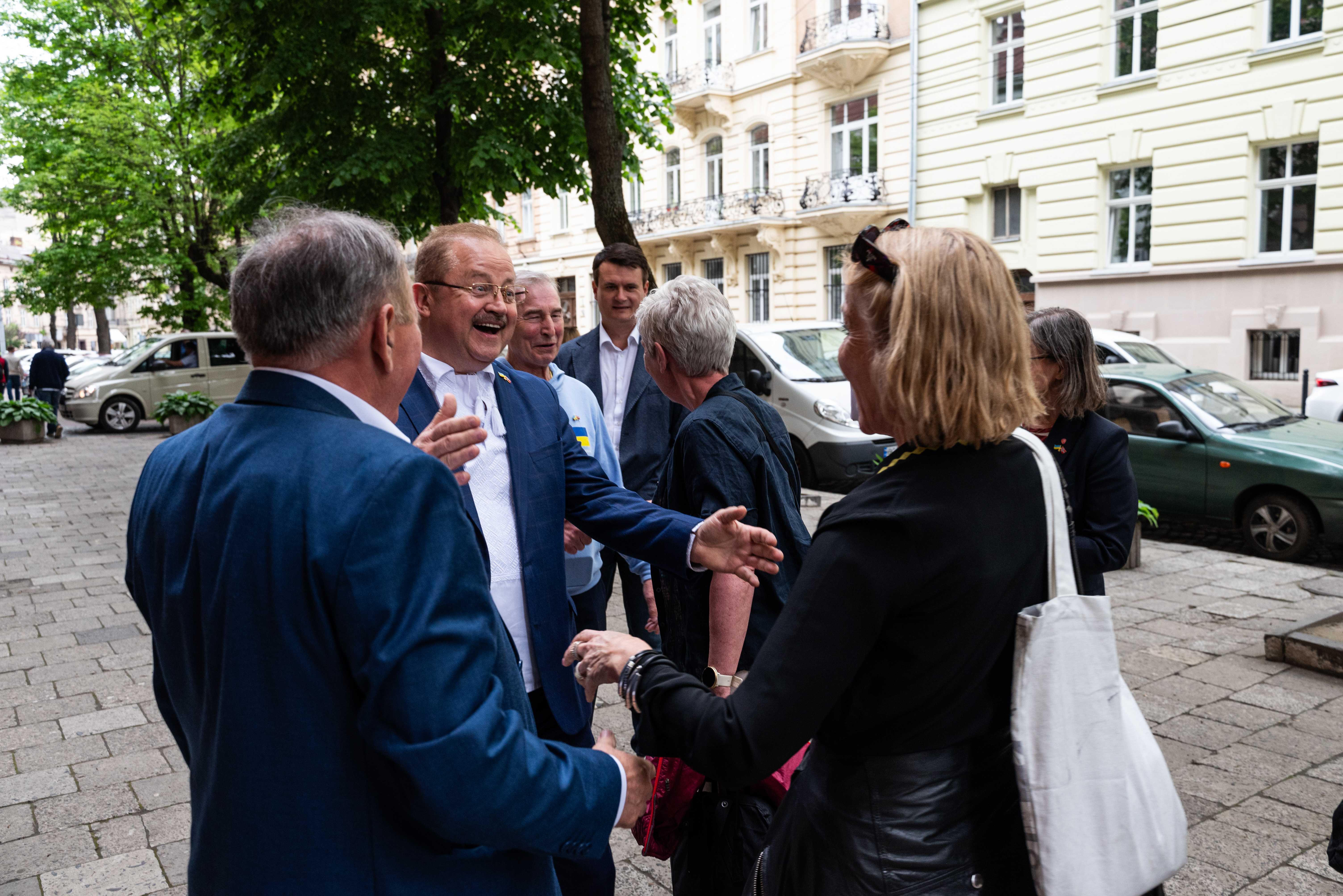 Gjennsynsglede mellom norsk og ukrainsk fabevegelse. foto