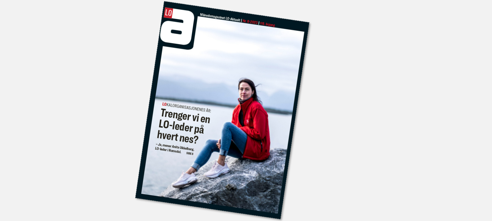 Faksimile av LO-Aktuelts forside