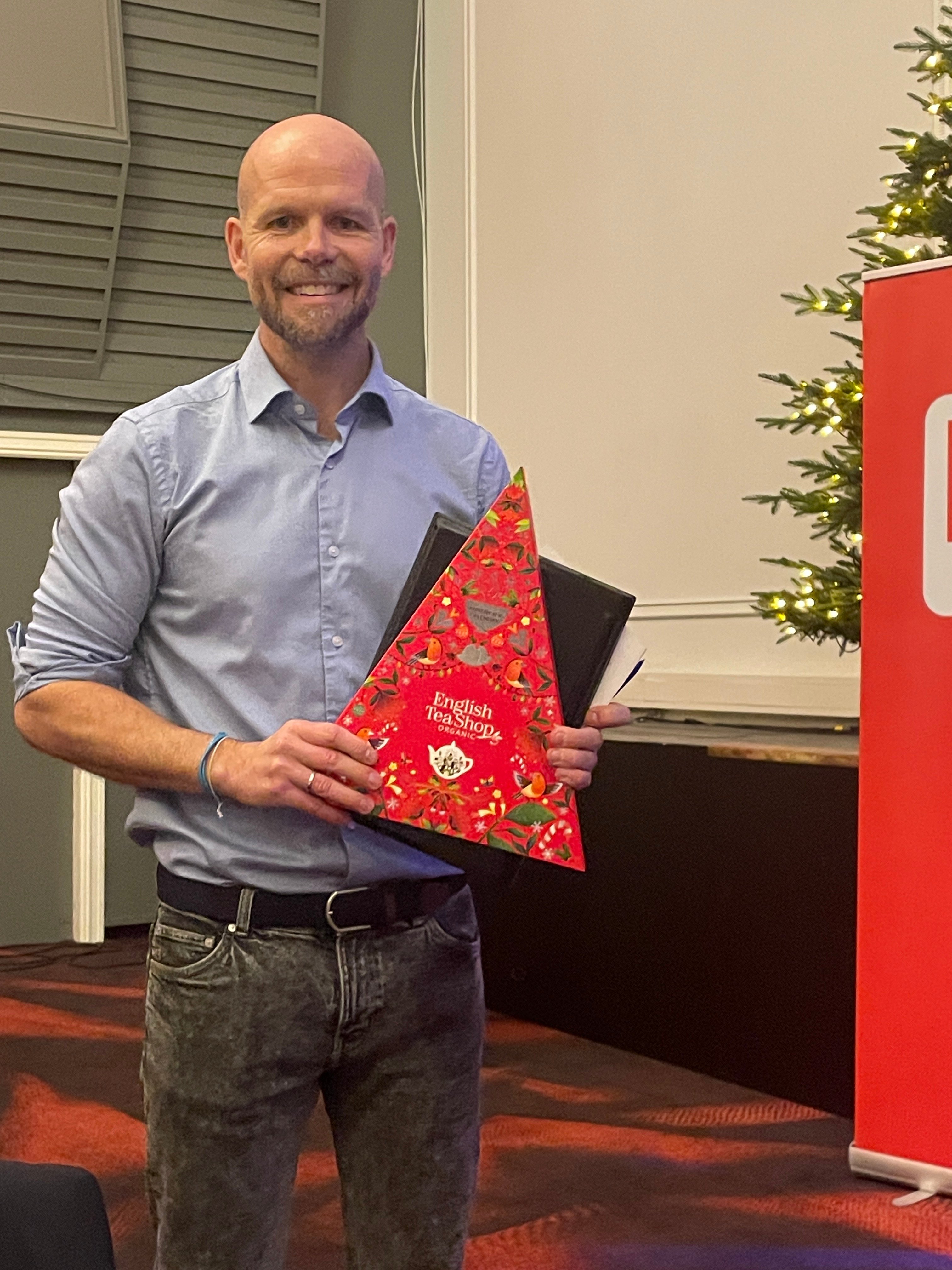 Andreas Fjeldskår med julekalender