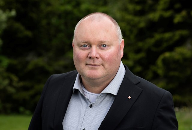 Portret av LO-sekretær Are Tomasgard