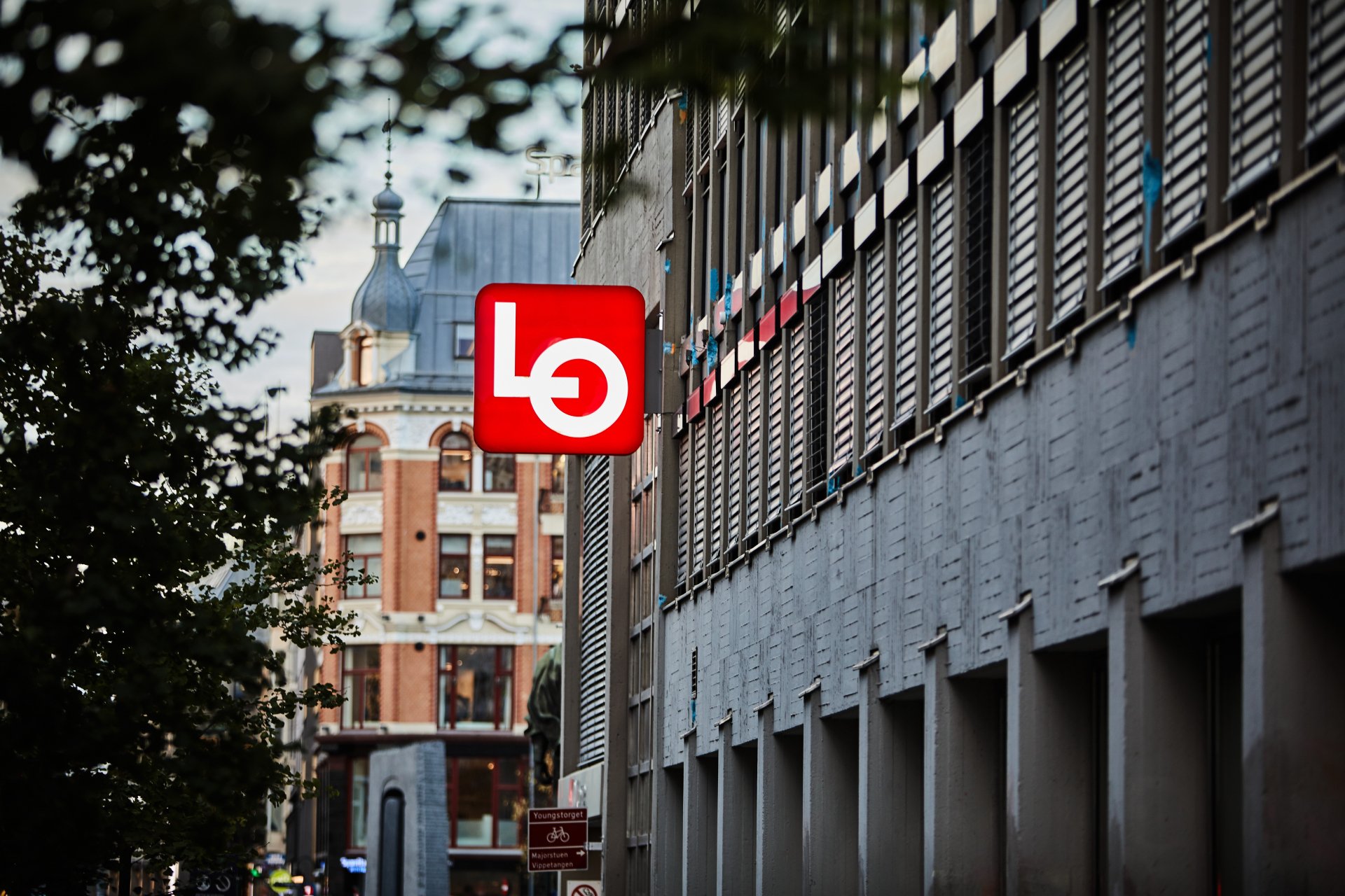 Bilde av Torggata 12 m. LO-logo