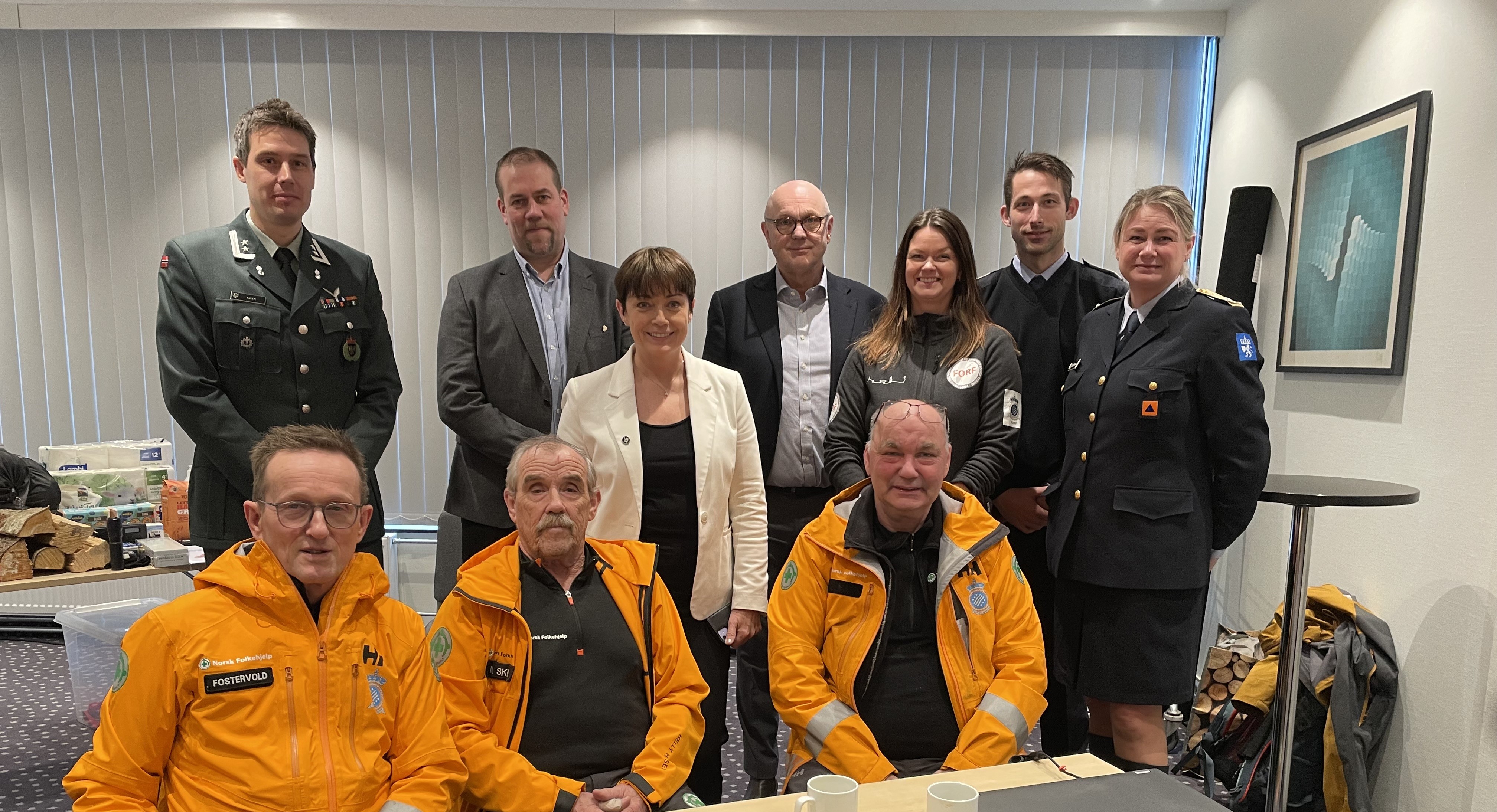 Representanter fra beredskapsetater i Norge