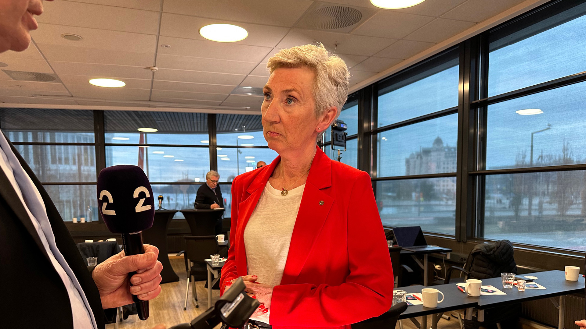 Bilde av LO-leder Peggy