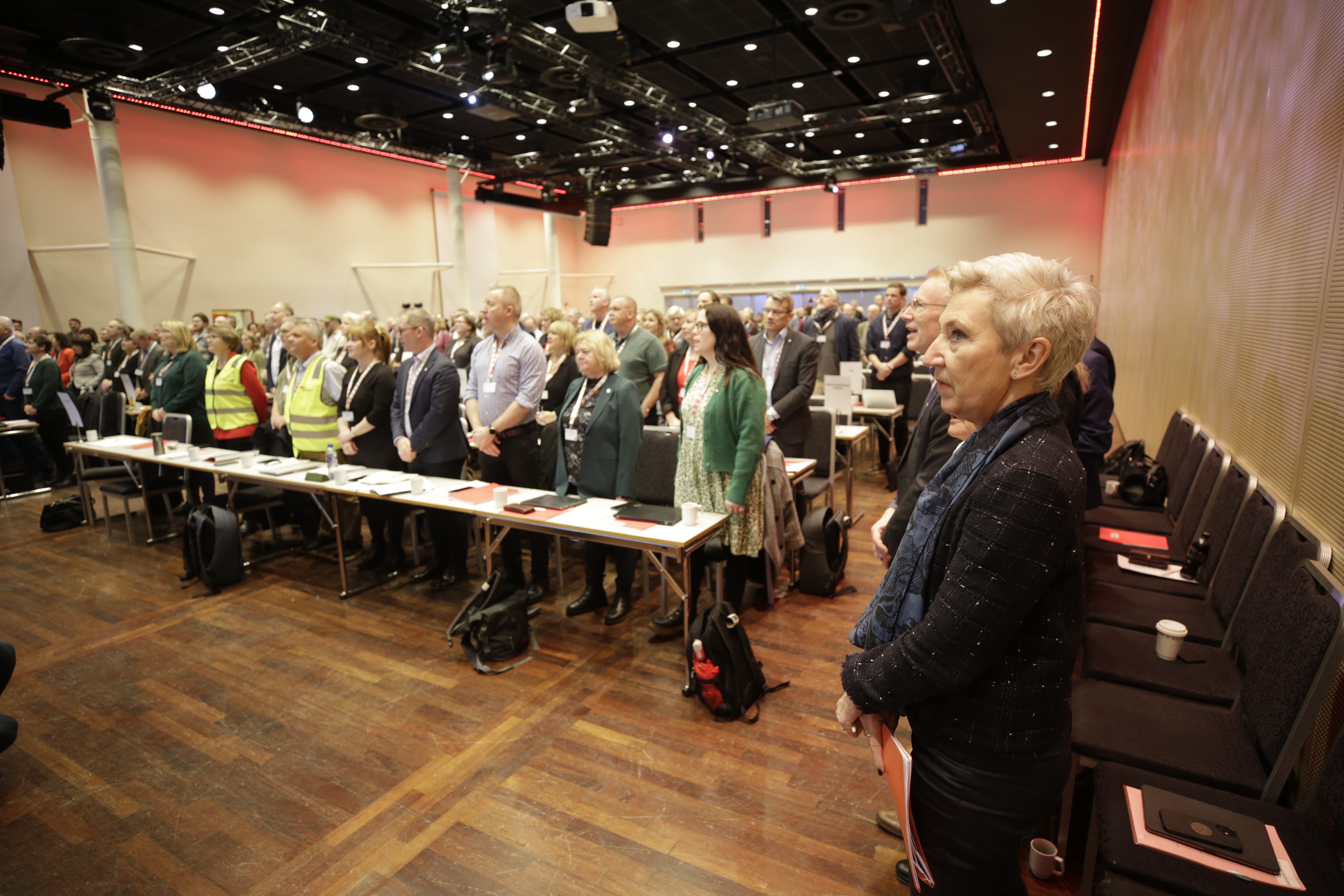 Bilde av LO-leder Peggy Hessen Følsvik.