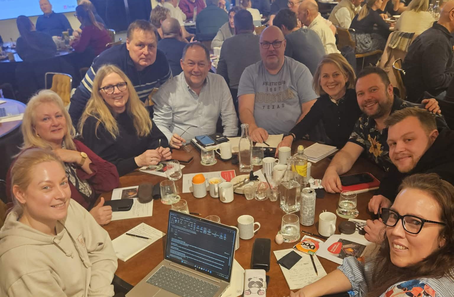 Bildet viser de fra LOfavørkomiteen i Vestfold og Telemark som deltok på konferansen.