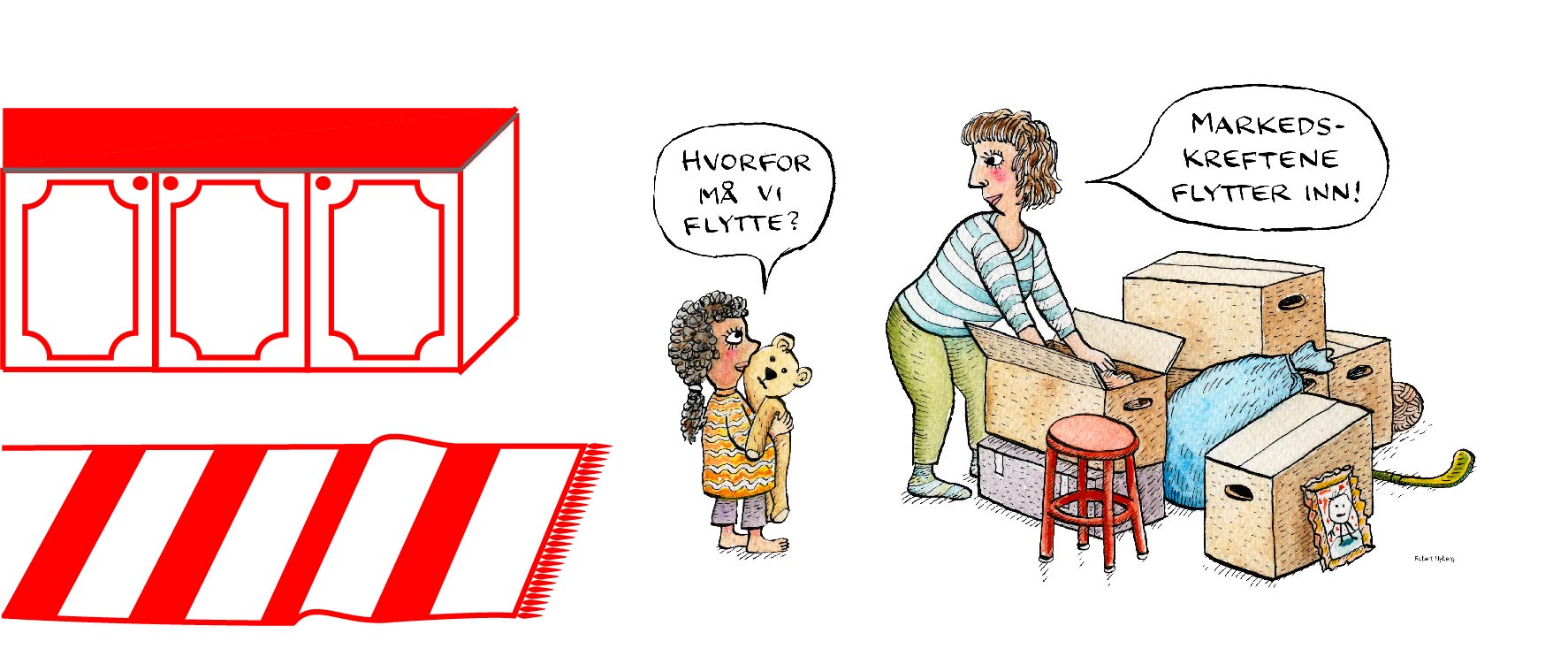 Satiretagning fra Robert Nyberg