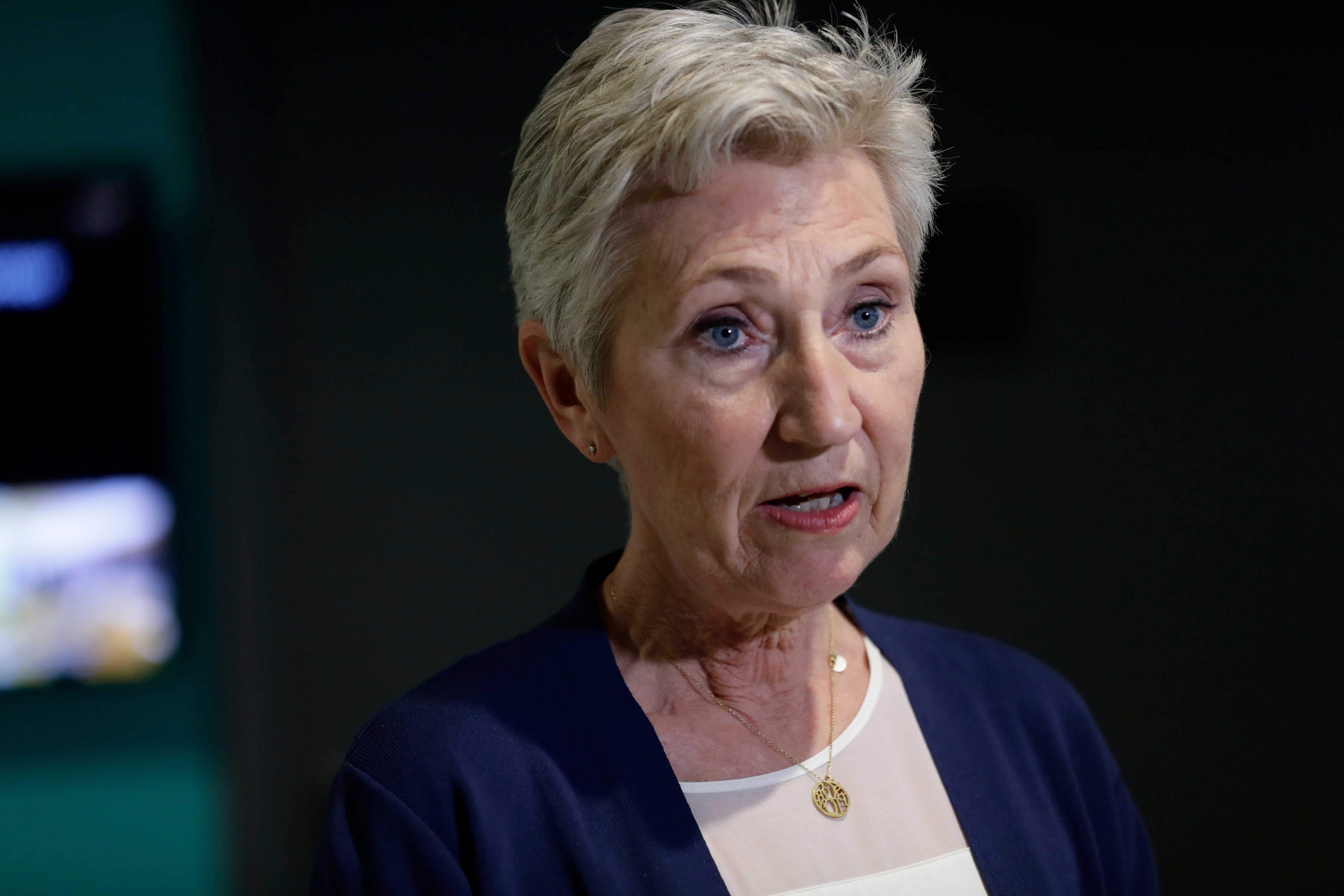 LO-leder Peggy Hessen Følsvik. Foto.